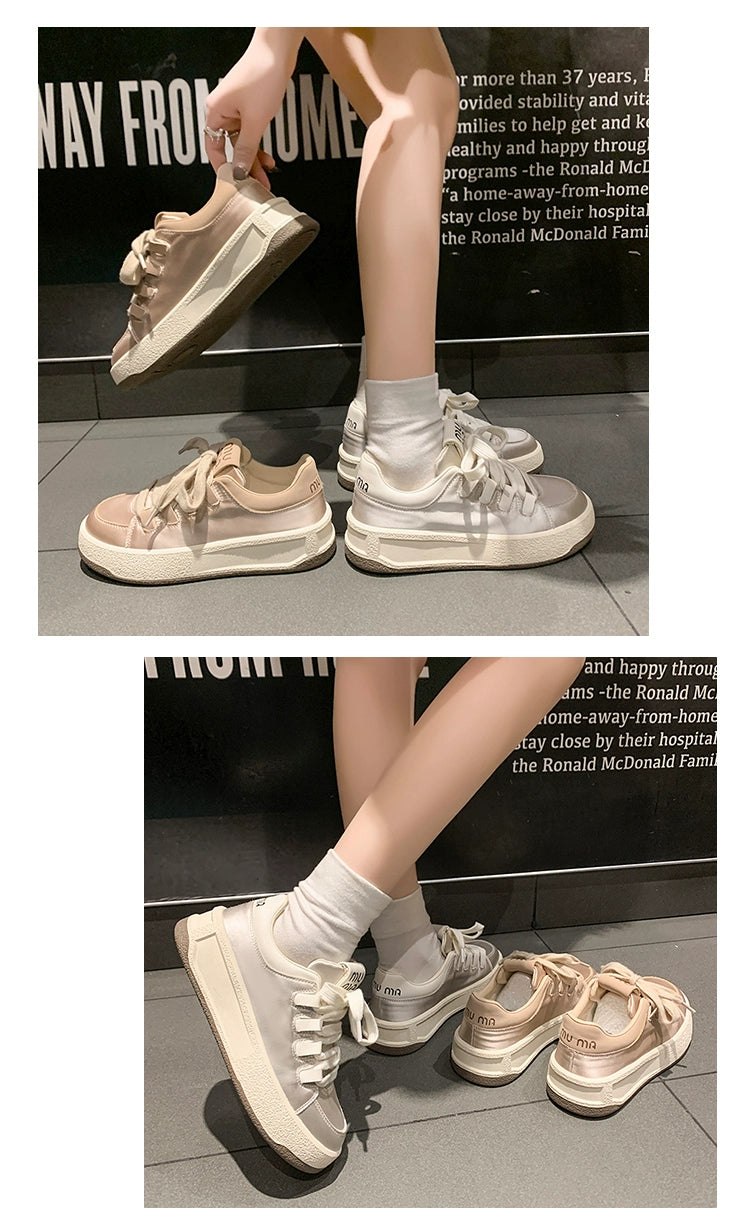 Chic Satin sports shoes